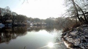 К заброшенным места возле носа. дикий зверь на пути. Утки, #зима, #днепр, #поход, #природа, #зима.