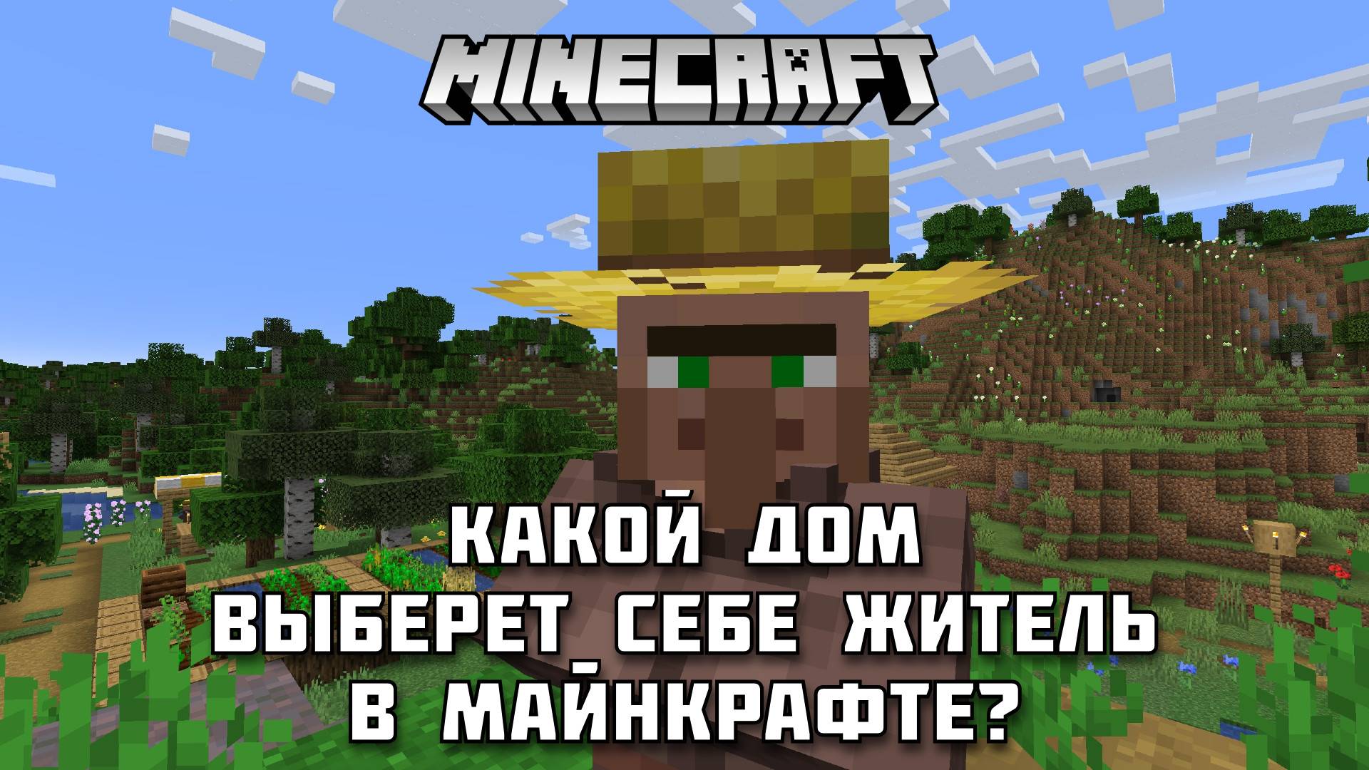 Какой дом выберет Житель в МАЙНКРАФТ?