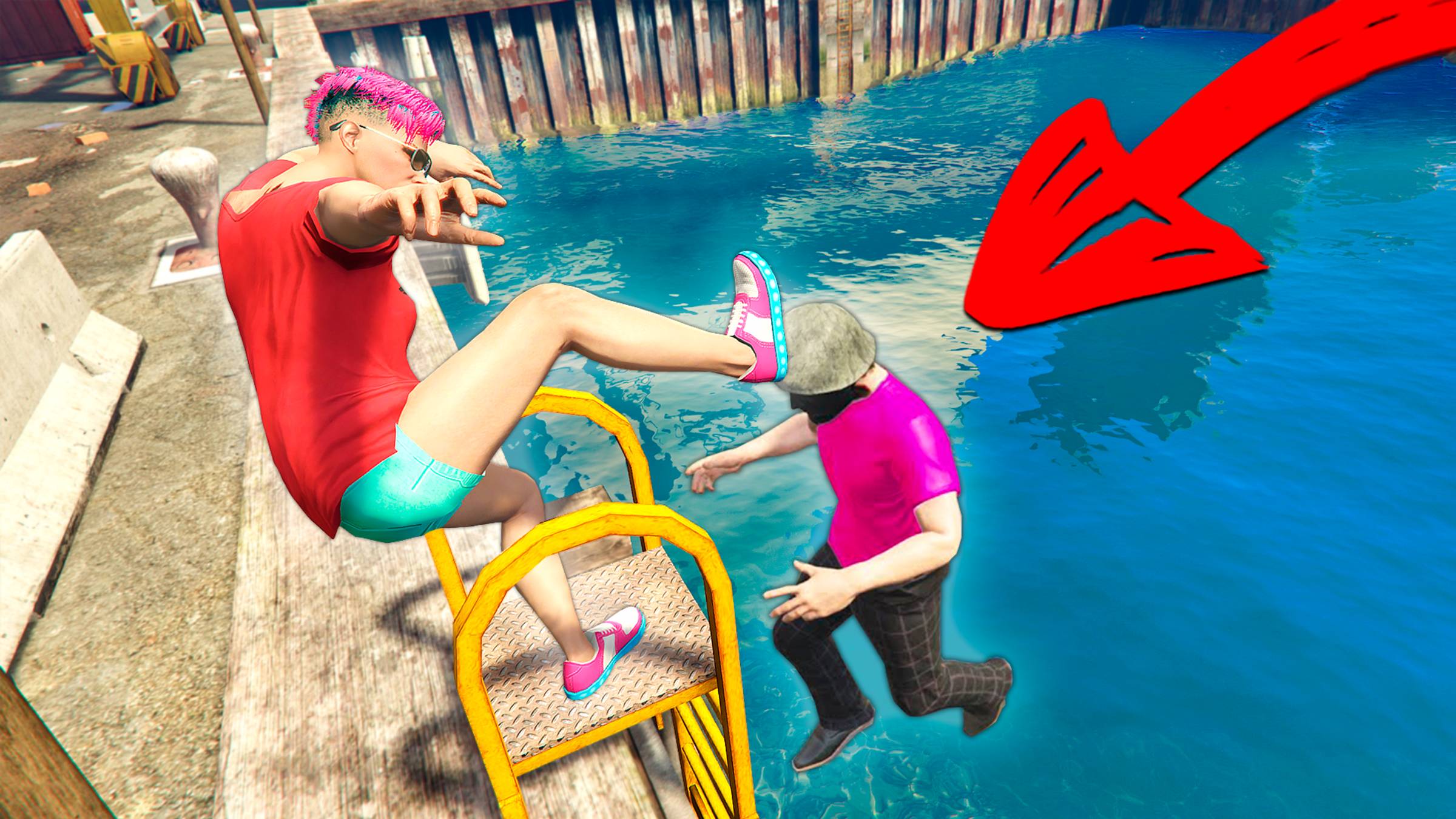 ЕГО ЭТО СИЛЬНО РАЗОЗЛИЛО! ТРОЛЛИНГ *СБИВАЮ В ВОЗДУХЕ!* В ГТА 5 ОНЛАЙН (GTA 5 ONLINE) смотреть онлайн