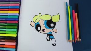 Как нарисовать Баблс  (Суперкрошки / Силачки)