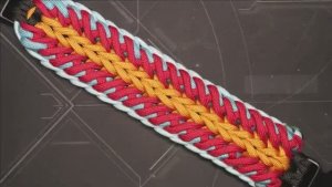 PARACORD - Pulsera Paracord FUEGO DE DRAGON - Огненный дракон.