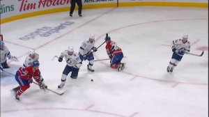 Canadiens' Brendan Gallagher Goes Post And In For Second Goal vs. Lightning