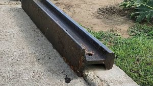 Посмотрите, что этот парень сделал из старого железнодорожного полотна своими руками! Это просто бле
