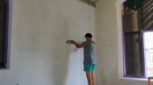 Шпатлёвка гаражным компрессором!