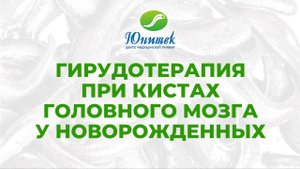 Гирудотерапия при кистах головного мозга у новорожденных