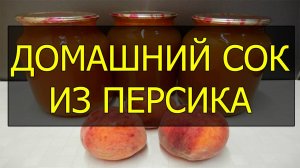 Как приготовить домашний персиковый сок. Рецепт персикового сока