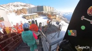 Горнолыжный курорт☀️ Эльбрус🏔️. Разминочный спуск.🏂🇷🇺