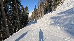 Спуск по трассе Панорама