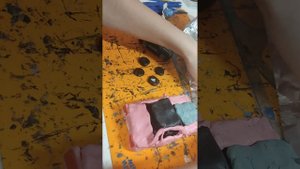 Розовый Ролсройс из пластилина