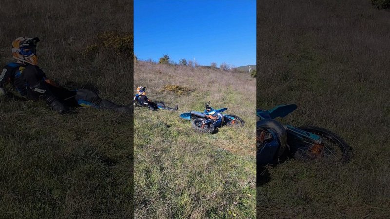Снимал видео для smartcomm ecu, а получился тестПродукции #feet_rides #endurofail #sukkoenduro