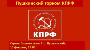Горячие темы в Пушкинском горкоме