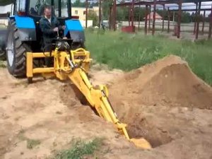 Экскаваторная установка навесная БЛ 21 для тракторов МТЗ