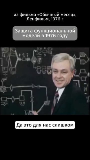 Защита функциональной модели в 1976 году... 

#внедрениеПО #функциональнаямодель #аибцифровизация