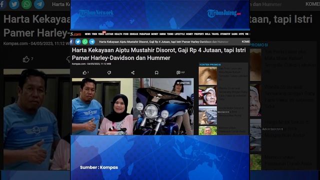 Viral Harta Kekayaan Aiptu Mustahir Disorot, Istri Pamer Harley-Davidson dan Hummer смотреть онлайн