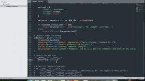 1 -Project 21 AI-Based Customer Feedback Analyzer with DeepSeek AI