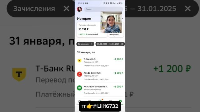 Работа в Телеграм, отчёт за январь