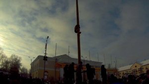 Новодвинск . март 2018г. Масленица проводы зимы.