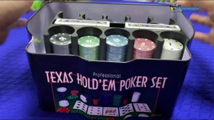 Набор для покера на 200 фишек с номиналом