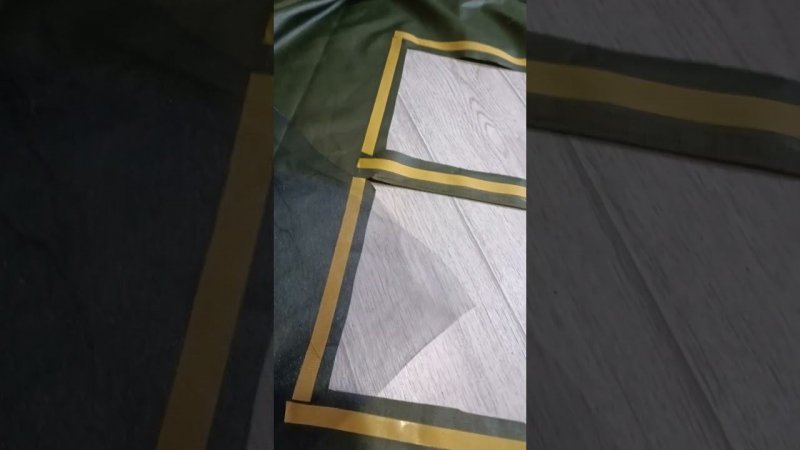 для удобства пошива тента