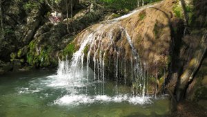 Водопады реки Улу-Узень Крым.