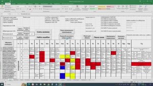 Составляем школьное расписание в ексель