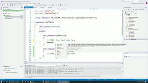 Написание модульных тестов в Visual Studio 2017 для C++