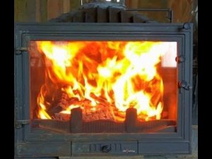 Каминная топка 10 КВт. Топим от 0 до 24 градусов