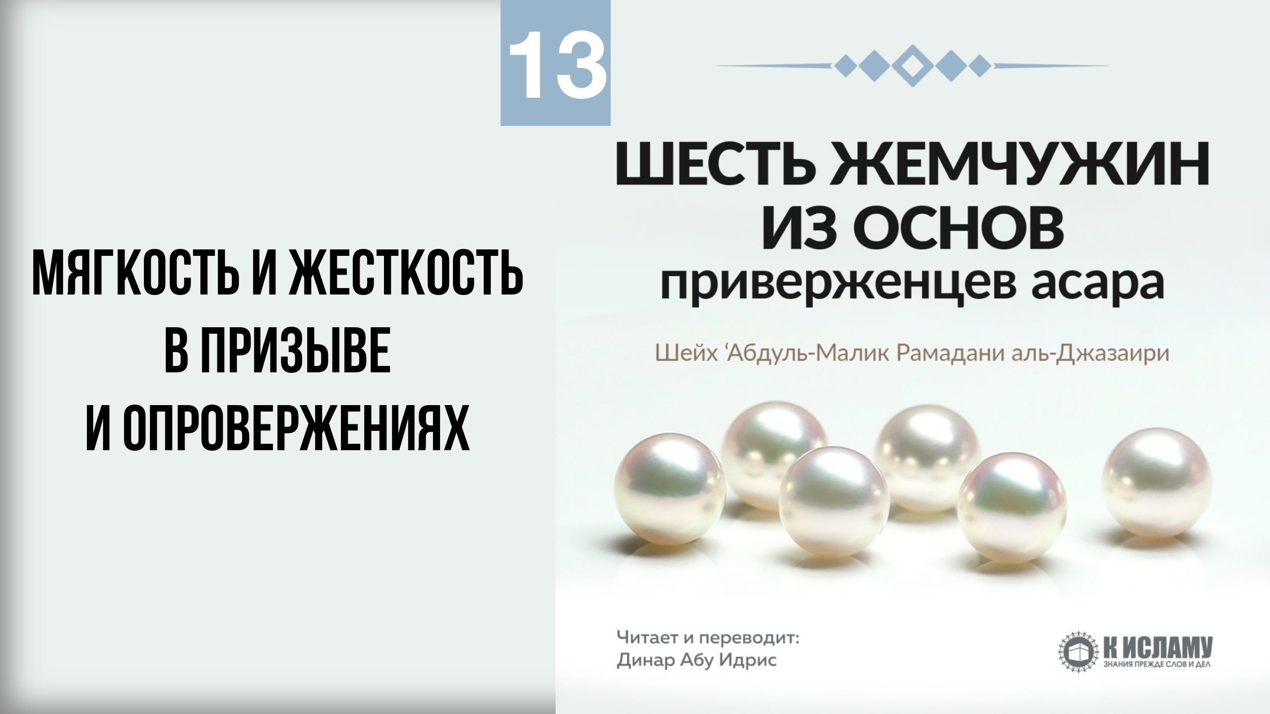 13. Мягкость и жесткость в призыве и опровержениях || Динар абу Идрис #ислам #коран #сунна #вера