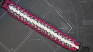 Make a RAPTOR PARACORD BRACELET Tutorial - Pulseras Gruesas Faciles(360P)
