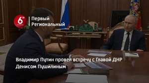 Владимир Путин провел встречу с Главой ДНР Денисом Пушилиным