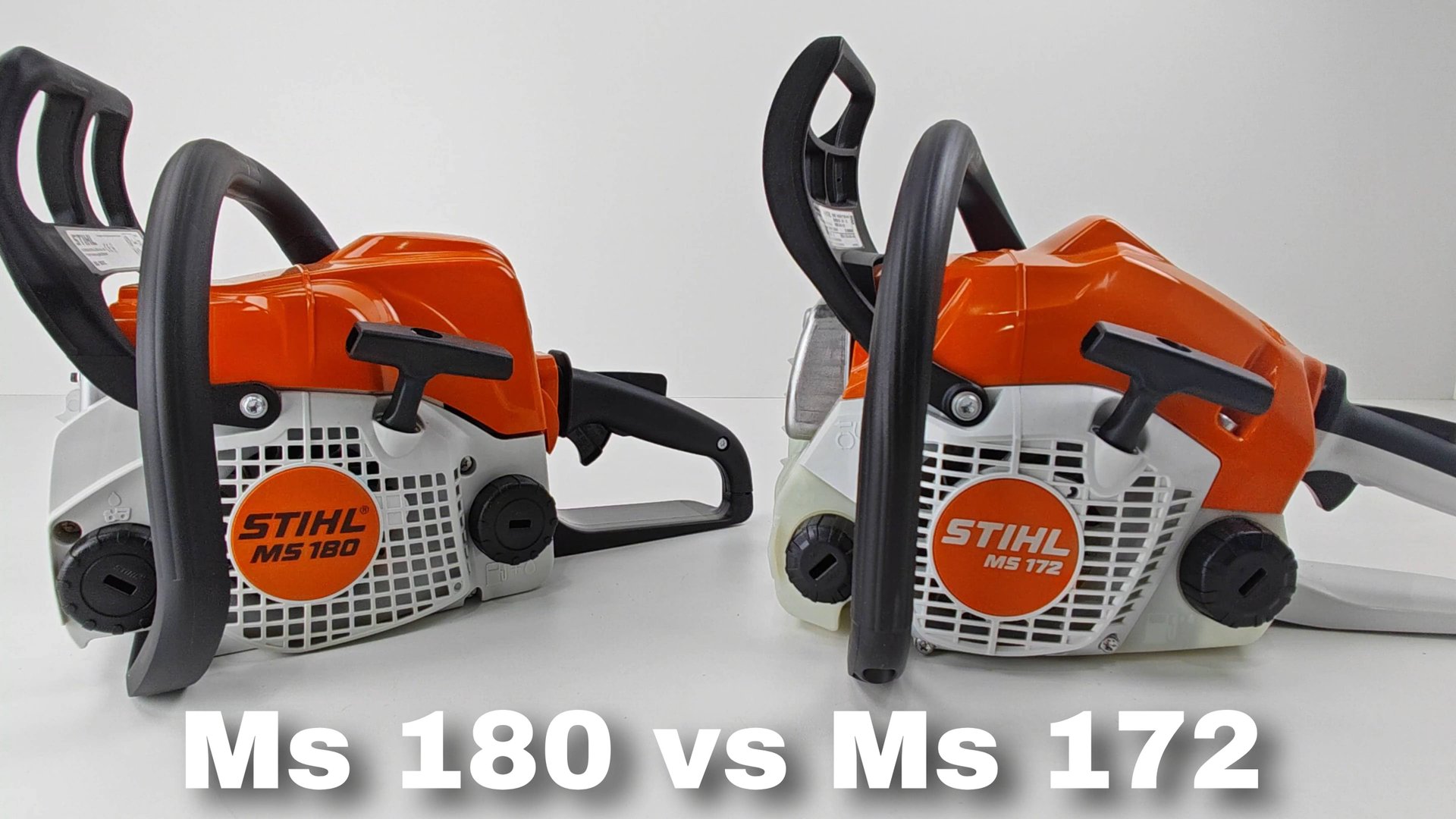Сравнение бытовых бензопил Stihl Ms- 180 и ms-172!