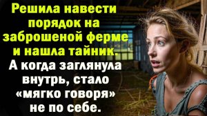 Жизненные истории " Тайник на старой ферме " Истории из жизни / Рассказы / Слушать аудио рассказы