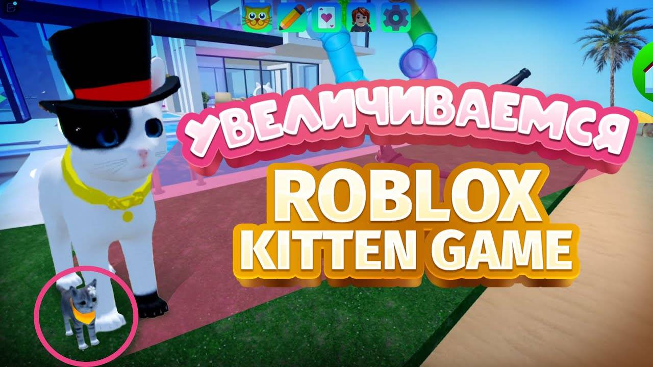 РОБЛОКС игра в КОТЯТ! Это ОЧЕНЬ Круто и Интересно! Roblox Kitten Game!