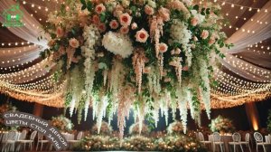 Свадебный декор оформление стола и зала цветами и композициями 💐👰🏻💘 выпуск (61)