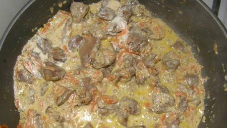 Тушенная куриная печенка смотреть онлайн