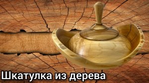 Необычная шкатулка из дерева !