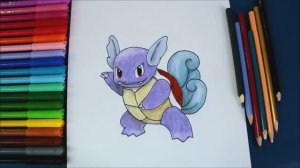 Как нарисовать Вартортла (Pokemon GO)