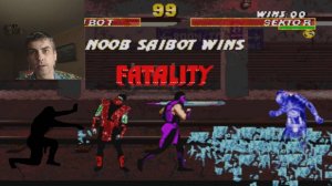 UMK3 Секретное fatality у Noob Saibot