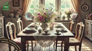 Интерьер Шебби-Шик с весенними композициями и цветами 🌼🌸💮 (1)