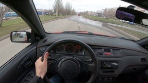 2006 Mitsubishi Lancer Evolution POV TEST DRIVE