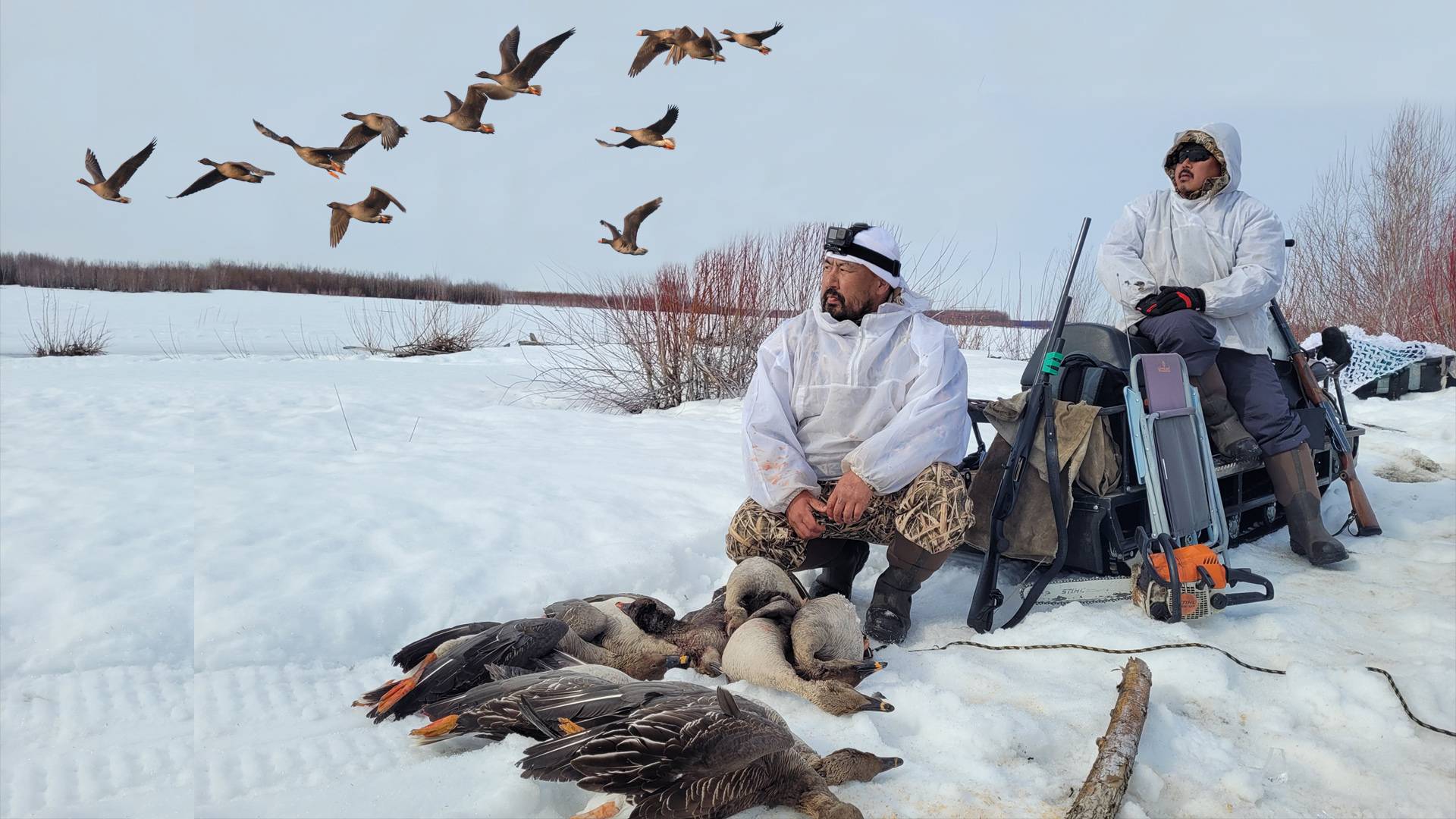 ОХОТА НА ГУСЯ НА КОЛЫМЕ 2023. 2 ЧАСТЬ смотреть онлайн