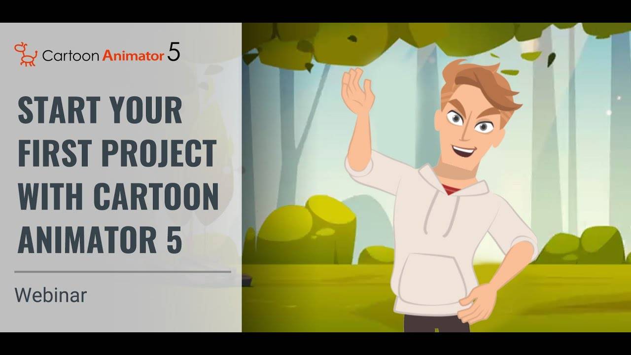 (Вэбинар) Начните свой первый проект с Cartoon Animator 5