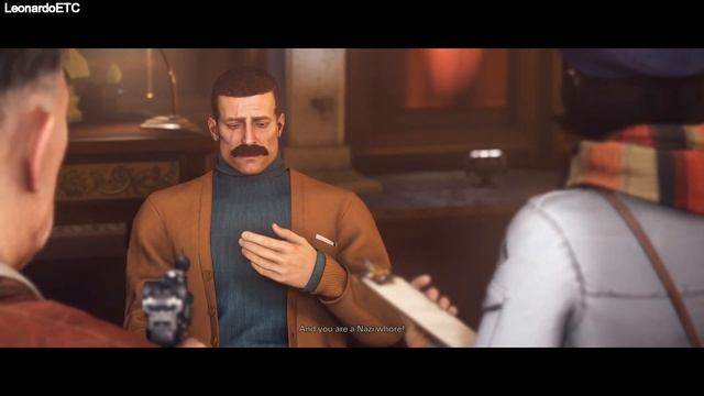WOLFENSTEIN 2 - HITLER SCENE IN THIRD PERSON смотреть онлайн