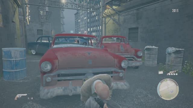 обычный день в супер легендарной игре с перестрелками копами в #Mafia II