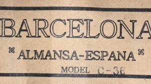 Гитара Barcelona C-36 - Love Me Tender ( Elvis Presley )