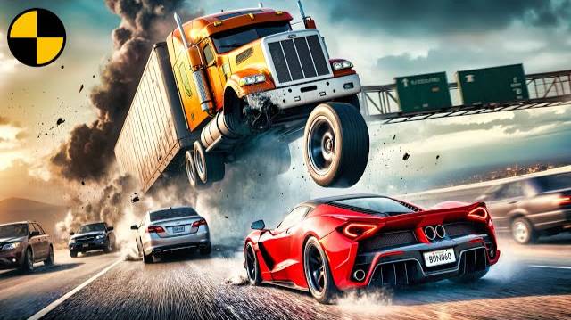 ЖЕСТКО разматывает ЛЮКСОВЫЕ тачки in BeamNG.drive
