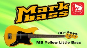 Бас-гитара MARKBASS MB Yellow Little Bass || Уменьшенный бас