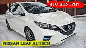 Обзор + отзыв Nissan Leaf 40kWt, в комплектации: "AUTECH". Стоит ли перевлачивать ? Что внутри?