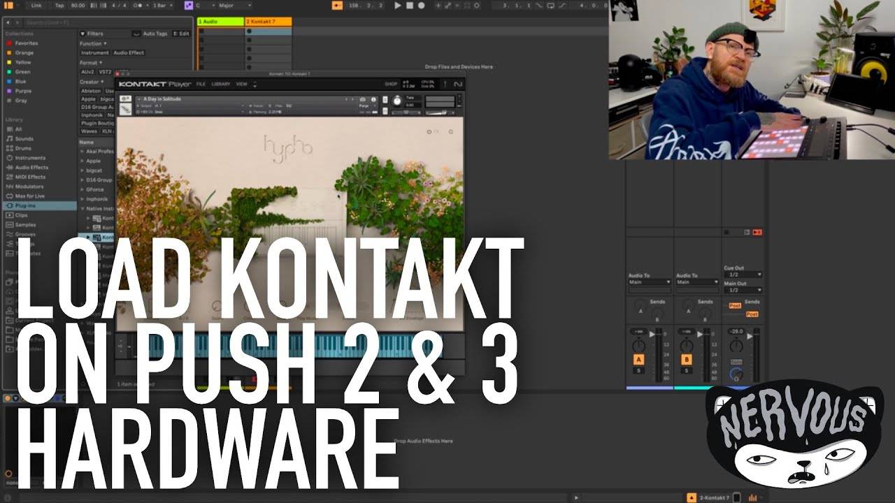 Ableton Push: Load Kontakt Instruments & Presets Directly with Instrument Racks