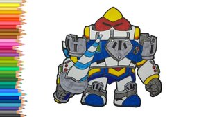 Как нарисовать Паладин Вольт-Меха из Бравл Старс 🤖